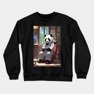 Cute doctor panda Crewneck Sweatshirt